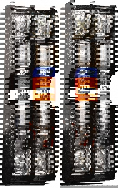 2 Pole, 14 to 2 AWG, 600 VAC/VDC, 30 Amp, DIN Rail Mount, Screw Mount Fuse Block